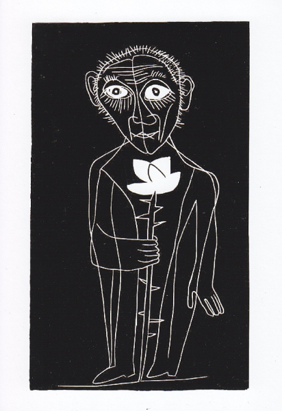 Postcard "Self - Portrait"